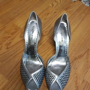 Silver heels